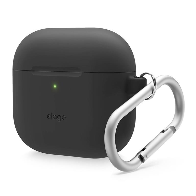 Elago Airpods 4 Silicone Hang Case - Black 