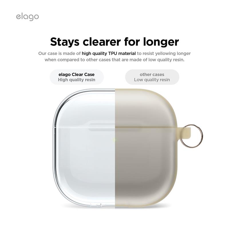 Elago Airpods 4 TPU Hang Case - Clear 