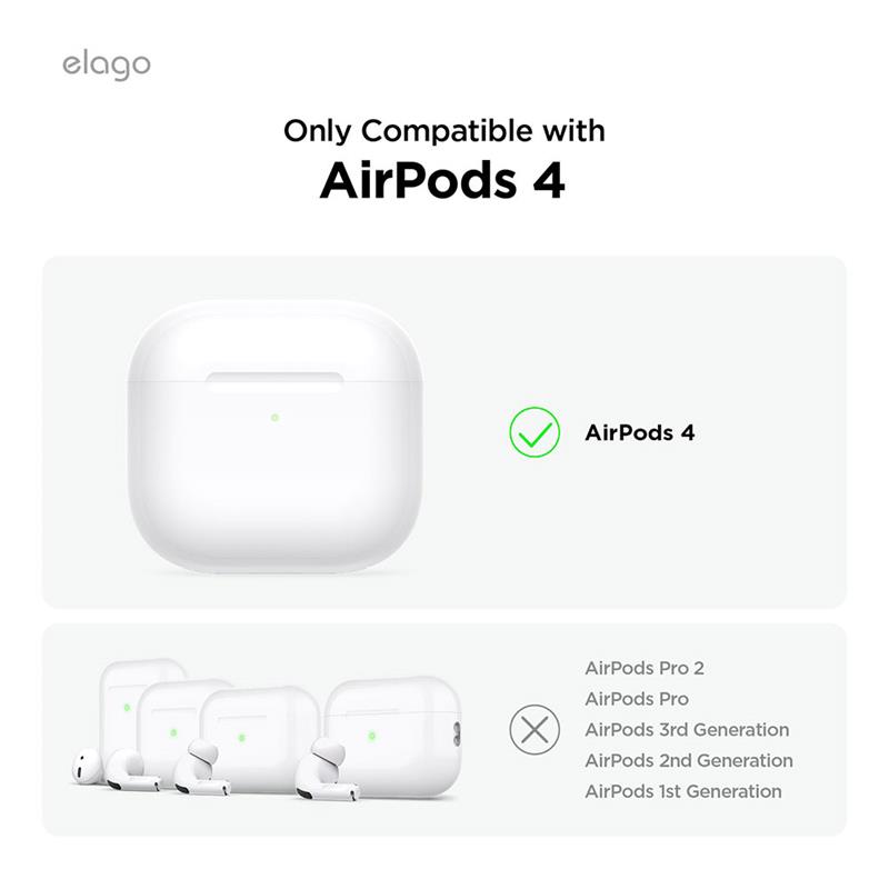 Elago Airpods 4 TPU Hang Case - Clear 