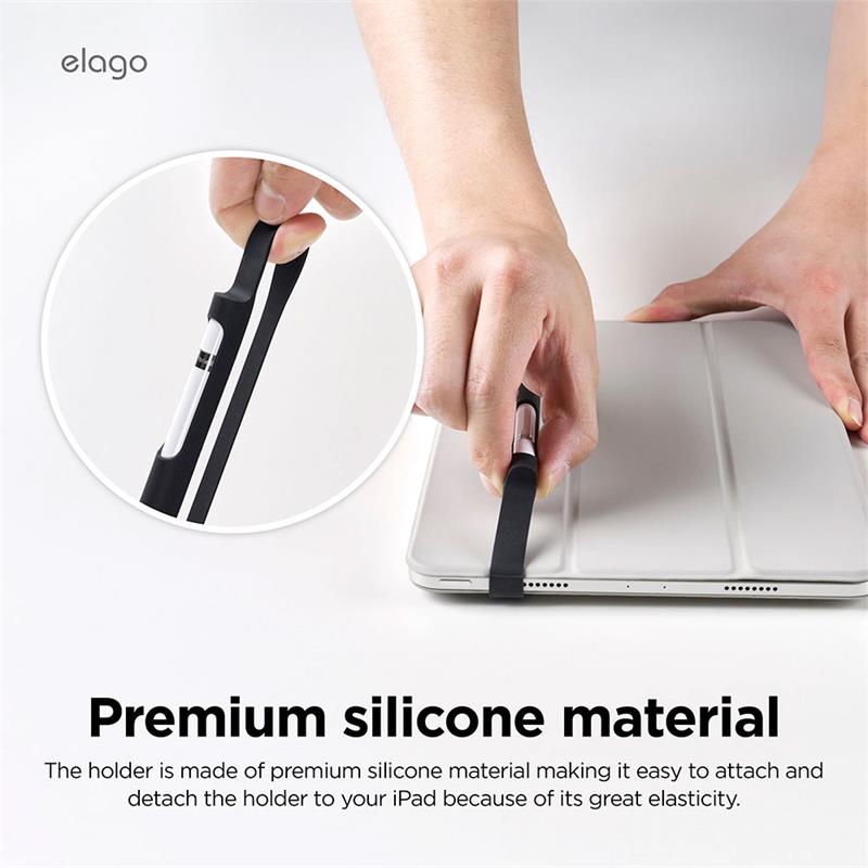 Elago kryt Apple Pencil Silicone Band Holder - Black 