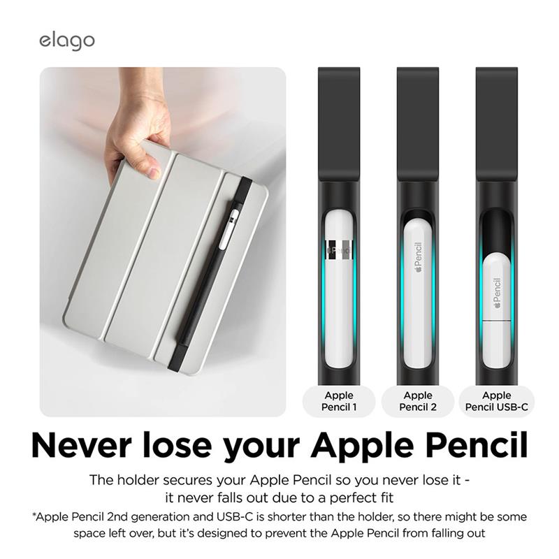 Elago kryt Apple Pencil Silicone Band Holder - Black 