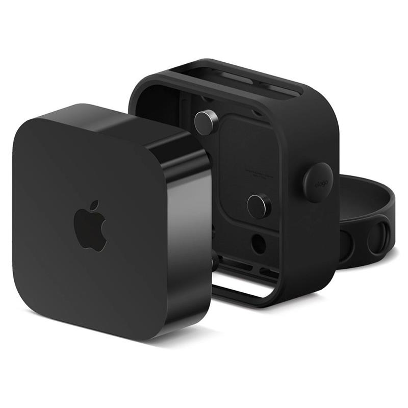 ELAGO Apple TV Multi Mount with magnet technology 4K 2022 - Black 