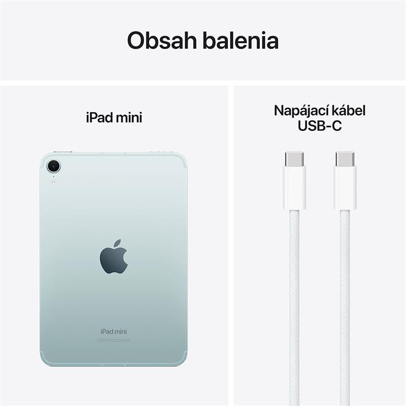 iPad mini Wi-Fi + Cellular 512GB Modrý (2024) 