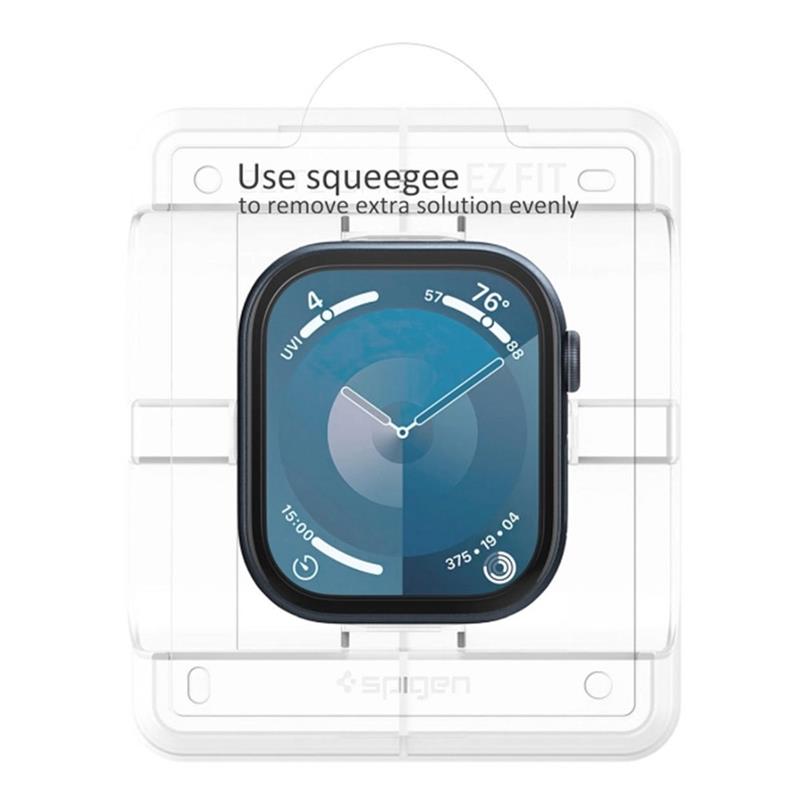 Spigen ochranné sklo Eliteshield EZ Fit pre Apple Watch 10 46mm - Clear 