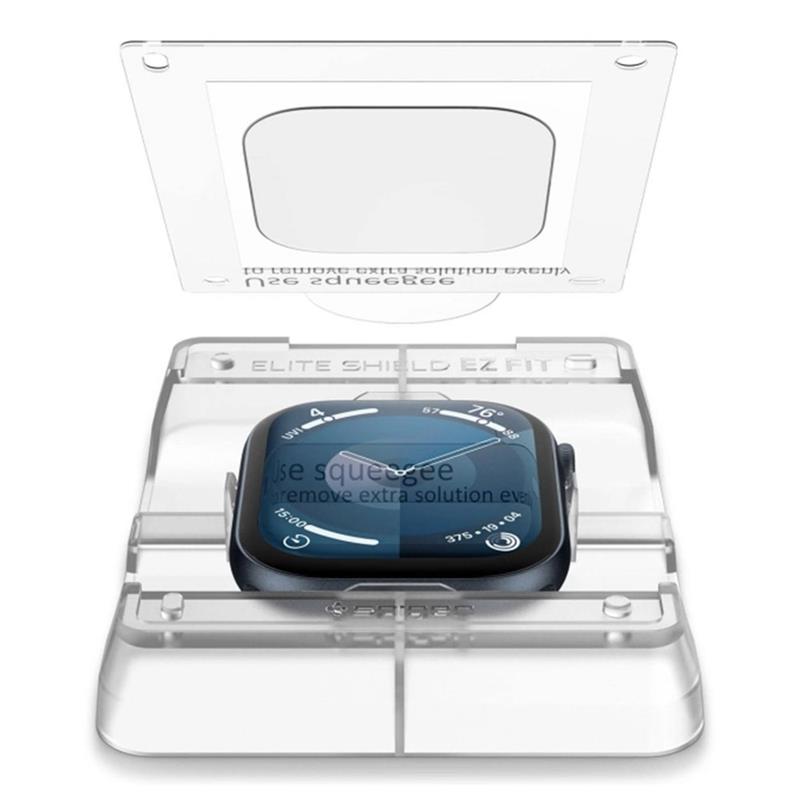 Spigen ochranné sklo Eliteshield EZ Fit pre Apple Watch 10 42mm - Clear 