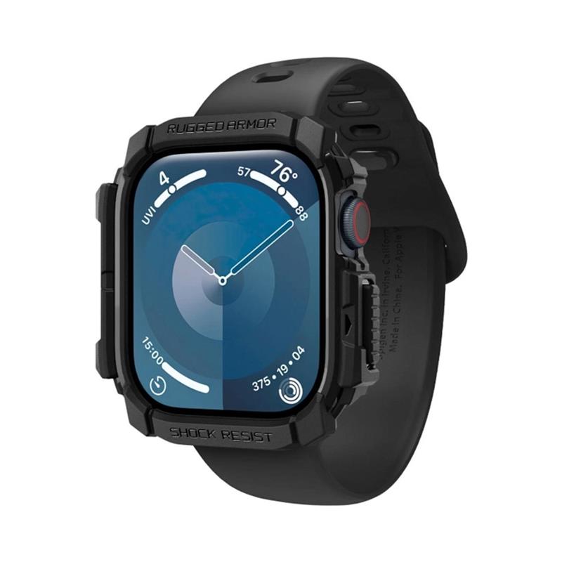 Spigen kryt Rugged Armor pre Apple Watch 10 42mm - Matte Black 