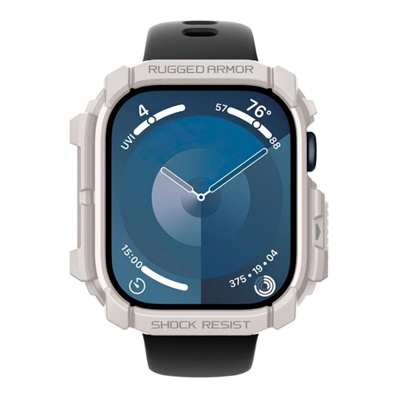 Spigen kryt Rugged Armor pre Apple Watch 10 46mm - Dune Beige 