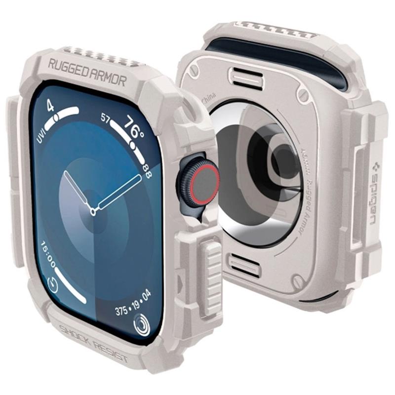Spigen kryt Rugged Armor pre Apple Watch 10 46mm - Dune Beige 