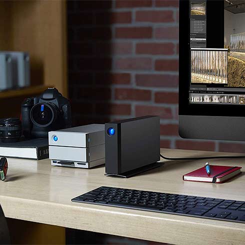 Lacie ext. HDD 4TB d2 Professional 3.5" USB-C 3.1 - Black 