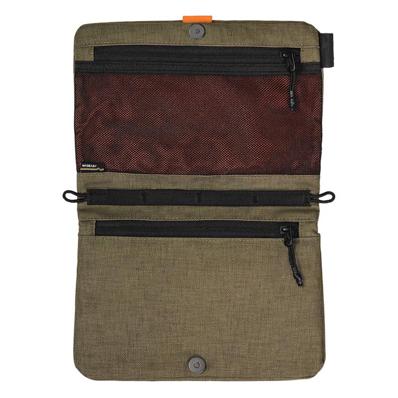SwitchEasy Sacoche Utility Crossbody Bag + Strap Phone Lanyard 20mm 2L - Wild Green + Black 