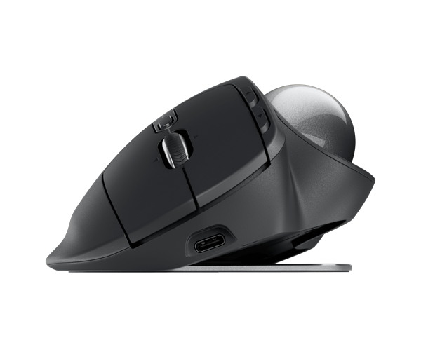 Logitech MX Ergo S - pokročilý bezdrôtový trackball - grafitový 