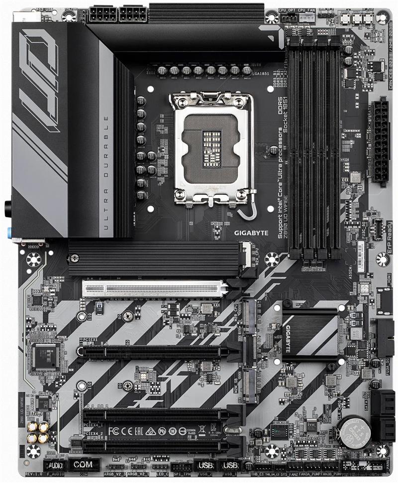 Gigabyte Z890 UD WIFI6E, Intel Z890, LGA1851, 4xDDR5, ATX 