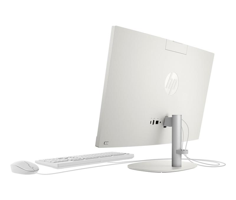 HP 24-cr0003nc AiO, i5-1335U, 23.8 1920x1080/IPS, UMA, 16GB, SSD 1TB, W11H, 2-2-0, White, WiFi+BT 