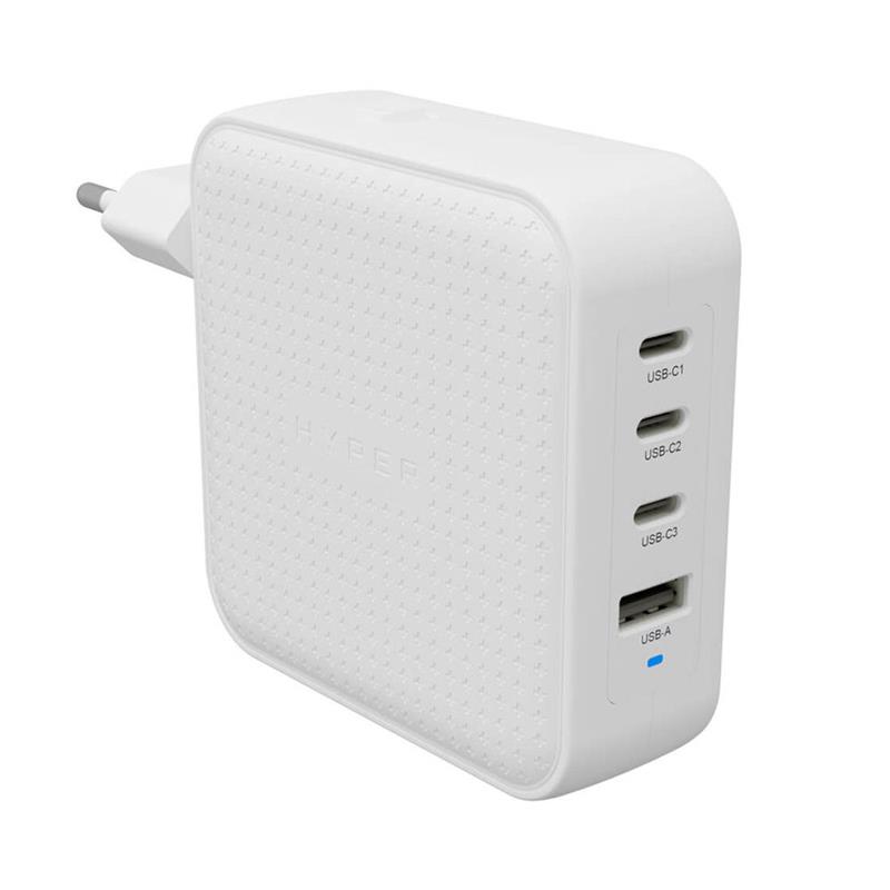 Hyper HyperJuice 100W USB-C GaN Travel Charger - White 