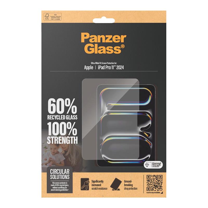 PanzerGlass ochranné sklo UWF pre iPad Pro 11" M4 2024 - Clear 