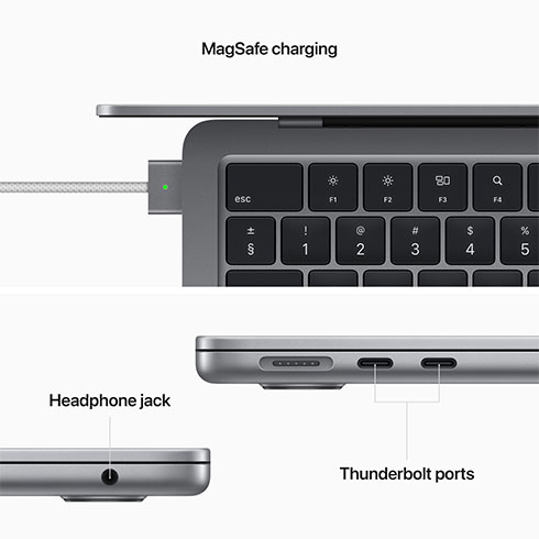 MacBook Air 13" Apple M2 8C CPU 8C GPU 16GB 256GB Kozmický sivý SK 