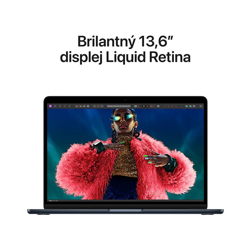 MacBook Air 13" Apple M3 8C CPU 8C GPU 16GB 256GB Polnočný SK 