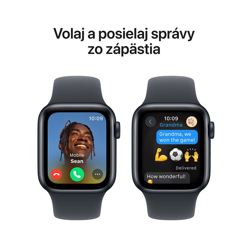 Apple Watch SE GPS 44mm Midnight Aluminium Case with Midnight Sport Band - M/L *Rozbalený* 