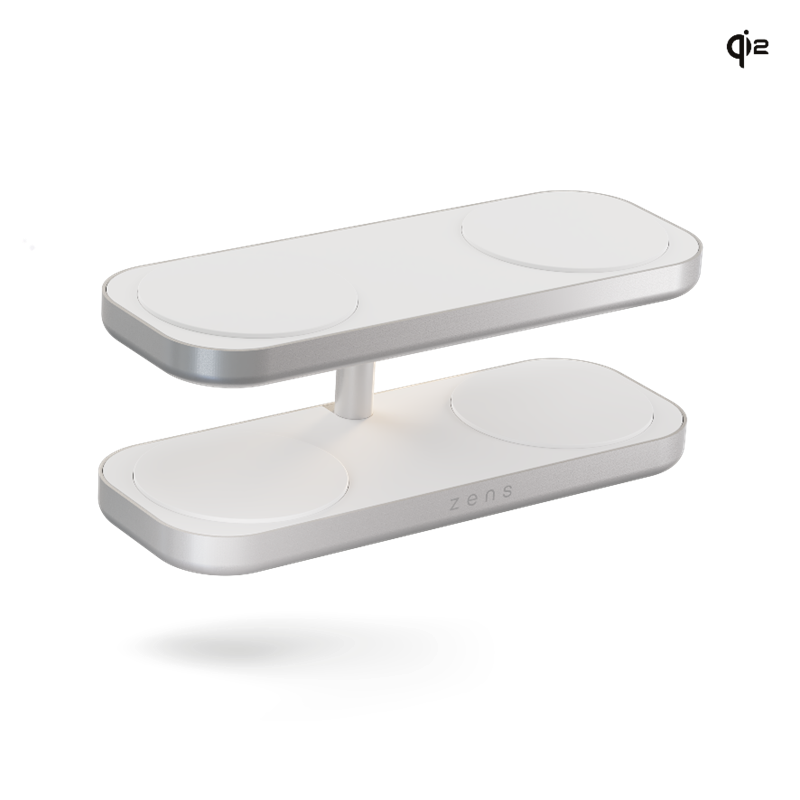 ZENS Quattro Wireless Charger Pro 4 White 