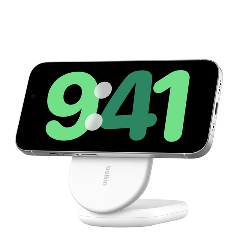 Belkin Boost Charge Magnetic Wireless Charger with Qi2 15W - White 