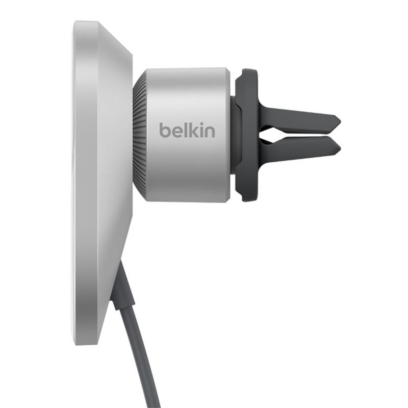 Belkin Boost Charge Pro Magnetic Wireless Car Charger with Qi2 15W - Gray 