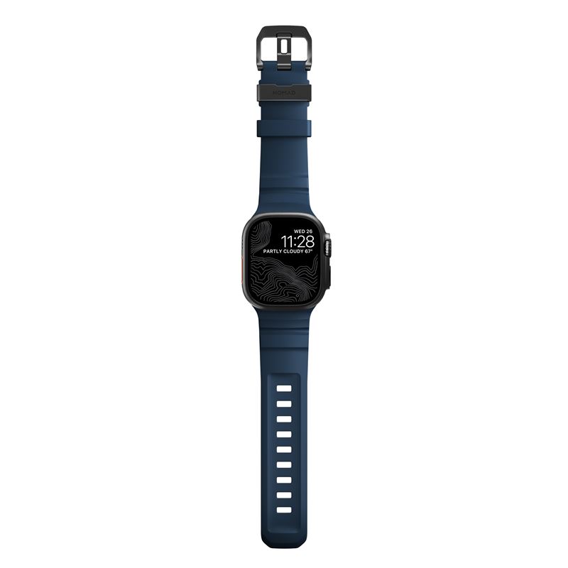 Nomad remienok Rocky Point Band pre Apple Watch 46/49mm - Atlantic/Black 