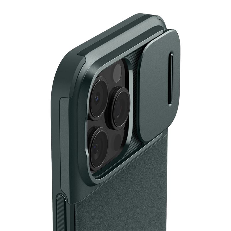 Spigen kryt Optik Armor Magsafe pre iPhone 16 Pro - Abyss Green 