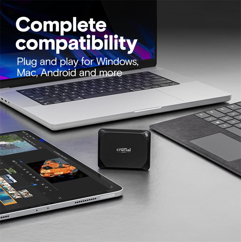 Crucial X10 Pro Portable SSD 1TB USB 2100/2000MBps 
