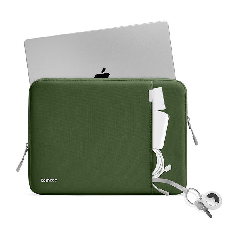 Tomtoc puzdro 360 Protective Sleeve pre Macbook Air 13" M1 M2 M3 M4 - Olive Green 