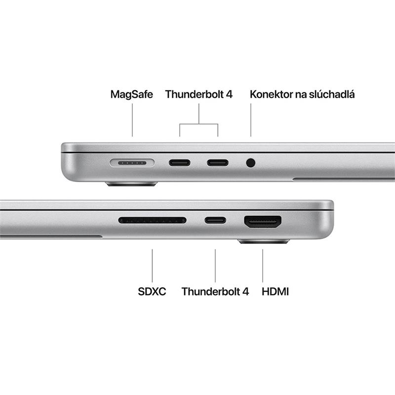 MacBook Pro 14" Apple M4 10C CPU 10C GPU 24GB 1TB Strieborný SK 