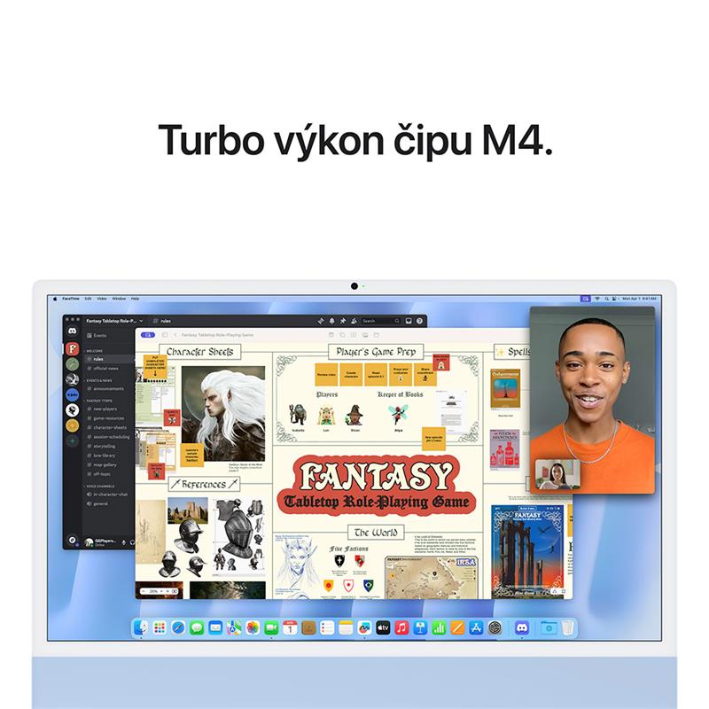 iMac 24" 4.5K Apple M4 8C CPU 8C GPU 16GB 256GB Modrý SK 