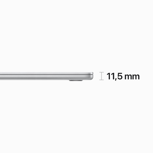 MacBook Air 15" Apple M2 8C CPU 10C GPU 8GB 256GB Strieborný SK *Rozbalený* 