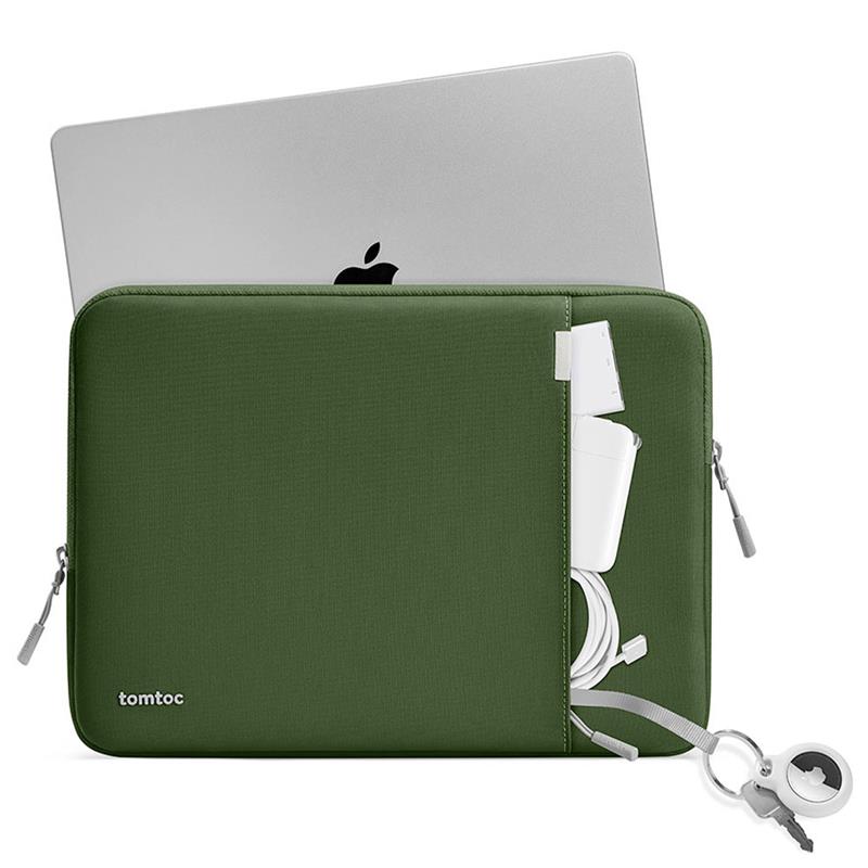 Tomtoc puzdro 360 Protective Sleeve pre Macbook Air 15" M2 M3 M4 - Olive Green 