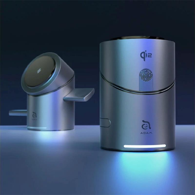 Adam Elements Mag Tube Qi2 3-in-1 Intelligent Charging Station 