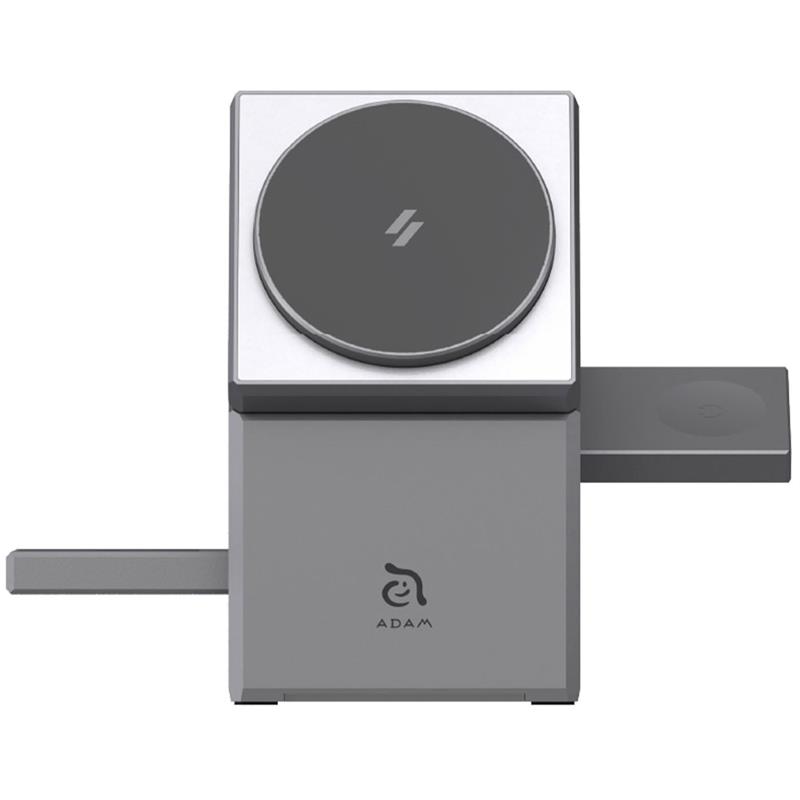 Adam Elements Mag Qube Qi2 3-in-1 Intelligent Charging Station 