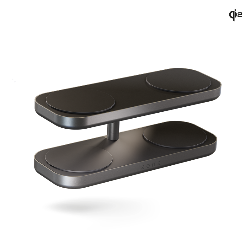 ZENS Quattro Wireless Charger Pro 4 Black 