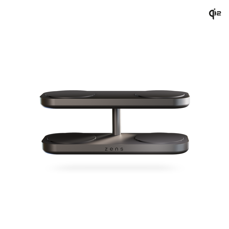 ZENS Quattro Wireless Charger Pro 4 Black 