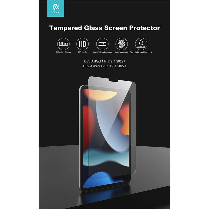 Devia ochranné sklo pre iPad 10-11 Gen 2022/2025 - Crystal Clear 