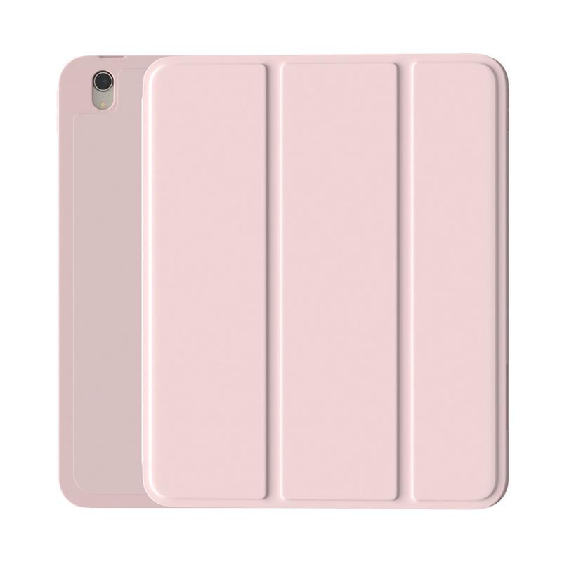 Devia puzdro Leather Case with Pencil Slot pre iPad Pro 11" M4 2024 - Light Pink 