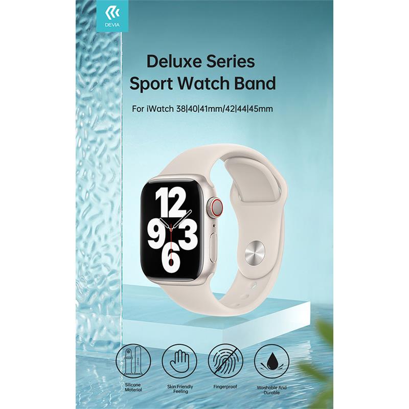 Devia remienok Apple Watch Deluxe Series Sport Band 40/41/42mm - Clover 