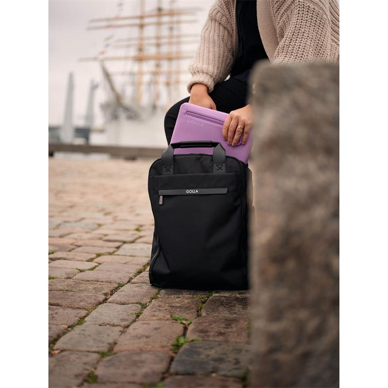 GOLLA Backpack Orion Nylon and PU 15.6" Black 
