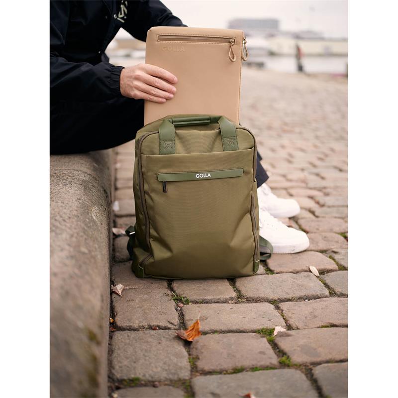 GOLLA Backpack Orion Nylon and PU 15.6" Green 