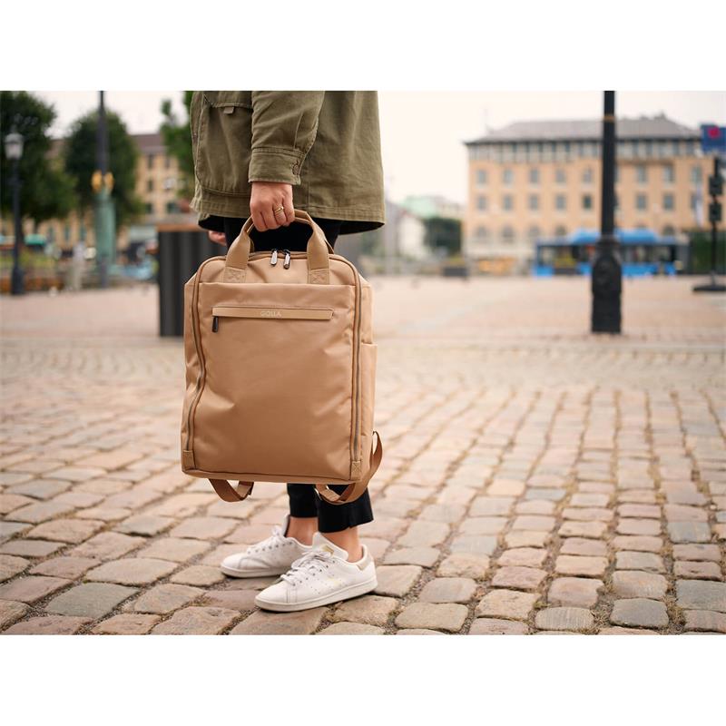 GOLLA Backpack Orion Nylon and PU 15.6" Coffee 