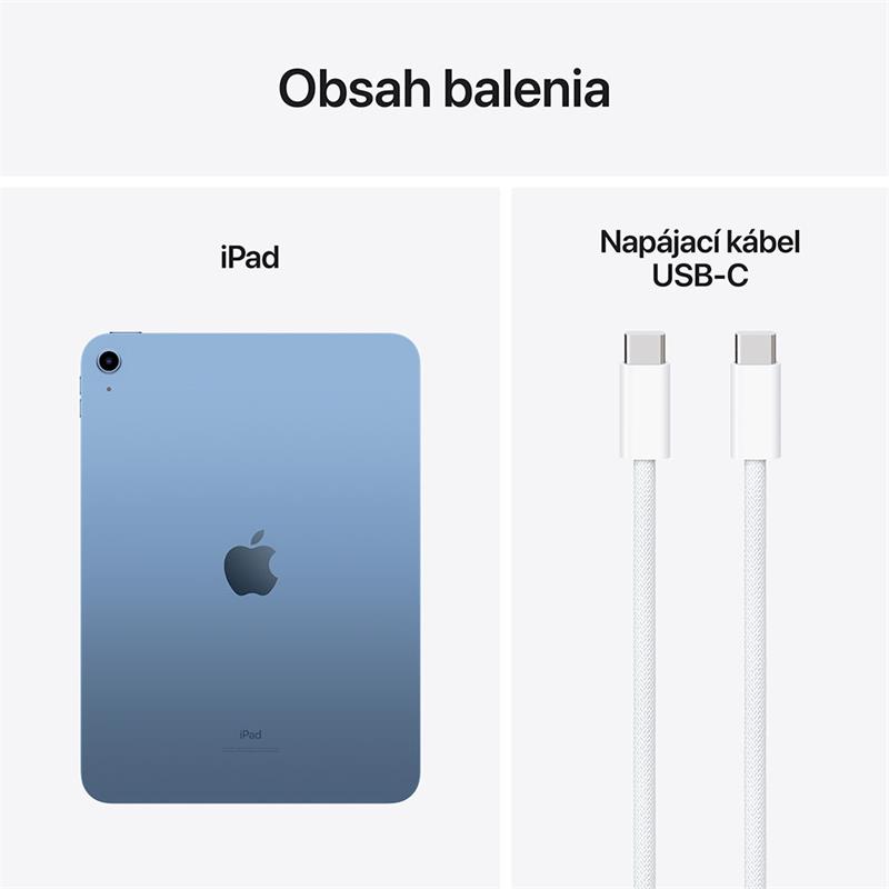iPad 10.9" Wi-Fi 64GB Modrý (10. gen.) 