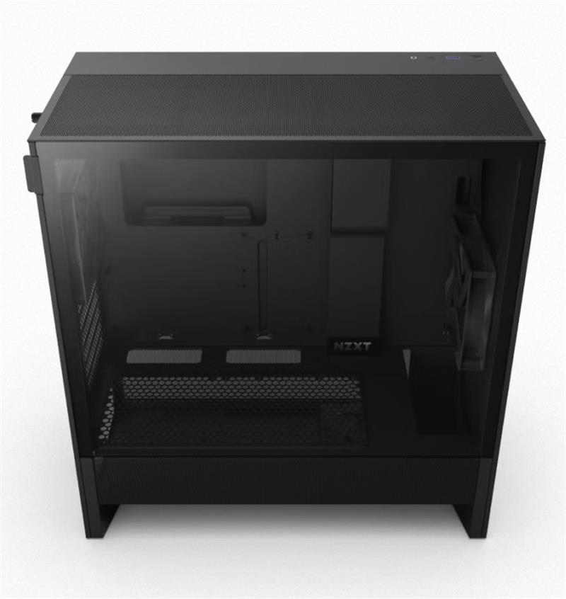 NZXT case H5 Flow / 2x120 mm fan / mesh / Black 