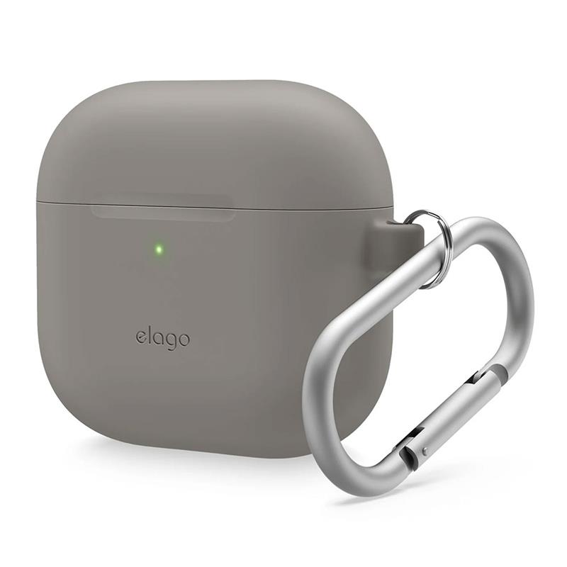 Elago Airpods 4 Silicone Hang Case - Medium Gray 