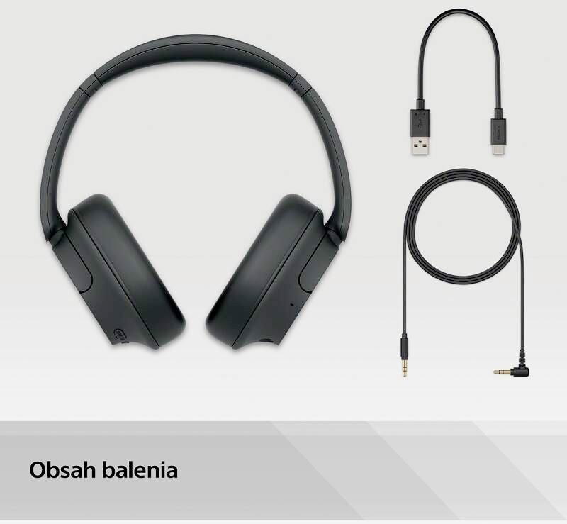 SONY Noise Cancelling WH-CH720N, čierne 