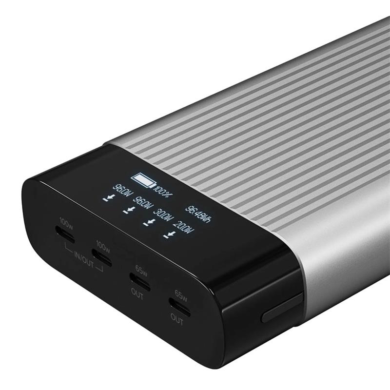 Hyper powerbank HyperJuice 245W USB-C 100Wh Battery Pack- Space Gray 