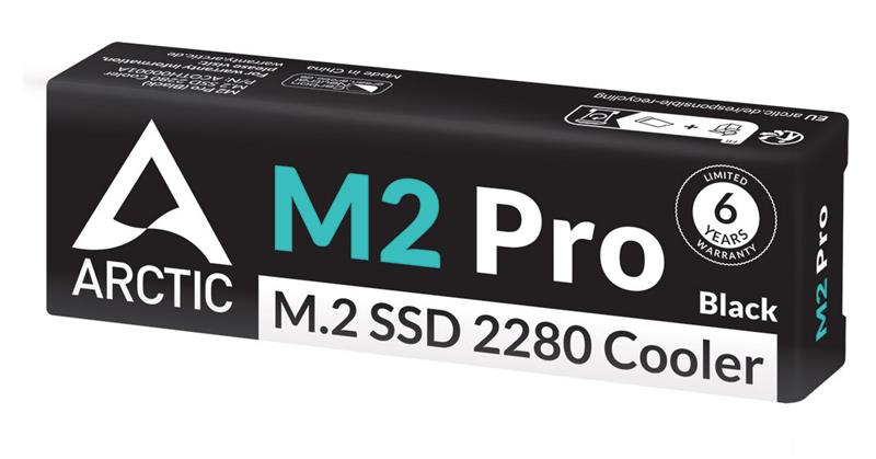 Arctic SSD Cooler for M.2 Drives M2 Pro Black 