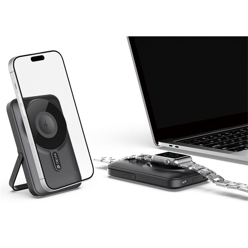 Devia powerbank Extreme Speed Series Magnetic with Bracket 10.000 mAh 22.5W - Gray 